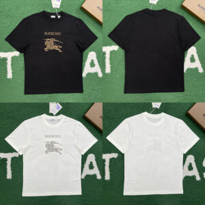 버버리 【잔디집】 EKD 코튼 반팔 티셔츠（레어）