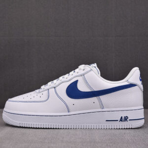 나이키 【MAX공장】 에어포스 1 로우 07 LV8 화이트 딥 로얄 블루 HQ2037-100