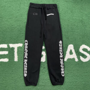 크롬하츠 【잔디집】 스크롤 로고 스펠아웃 스웨트팬츠 (레어)