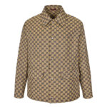 구찌 【잔디집2】 GG 캔버스 셔츠 자켓（세븐）