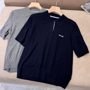 미우미우 캐시미어 폴로 스웨터