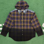 아크네 【잔디집】 버튼업 후드 셔츠（레어）