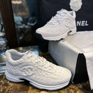 샤넬 【터보】 CC로고 믹스드파이브 스니커즈 화이트 (TJ공장)