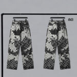 루이비통 【YD공장】 다모플라주 데님 클래식 팬츠