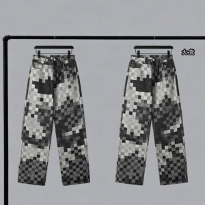 루이비통 【YD공장】 다모플라주 데님 클래식 팬츠