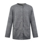 샤넬 【잔디집2】 CC 턴락 포켓 가디건（세븐）