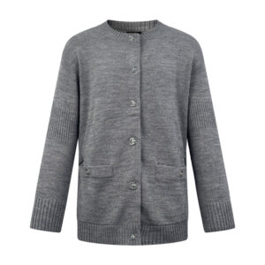 샤넬 【잔디집2】 CC 턴락 포켓 가디건（세븐）