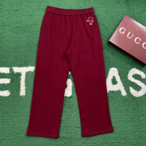 구찌 【잔디집】 웹 인터로킹 G 로고 저지 트라우저 （레어）
