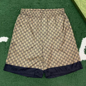 구찌 【잔디집】 GG 홀스빗 실크 트윌 팬츠（레어）