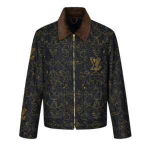 루이비통 【잔디집2】 LV 워크웨어 아라베스크 데님 자켓（세븐）