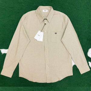 셀린느 【잔디집】 트리옹프 루즈 셔츠（레어）