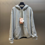 미우미우 【사슬공장】 로고 자수 코튼 후드 집업