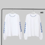 크롬하츠 【YD공장】 넥 스크립스 로고 긴팔 롱슬리브 티셔츠