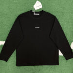 아크네 [잔디집] 로고 맨투맨 크루넥 스웨트셔츠 블랙/화이트 (레어)