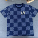 루이비통 (TJ공장) 【터보】 LV 다미에 코튼 반팔 티셔츠