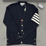 톰브라운 【TJ공장】 4-Bar 사선완장 밀라노 스티치 클래식 가디건（터보）