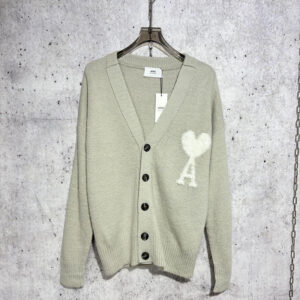 아미 【사슬공장】 알파카 헤어리 니트 가디건