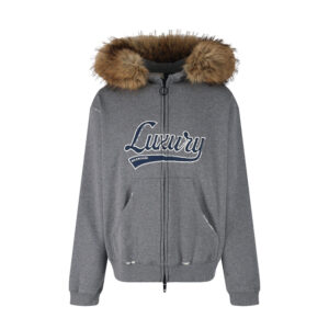 발렌시아가 【잔디집2】 럭셔리 스크립트 오버사이즈 후드 집업（세븐）