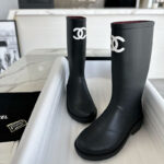 샤넬 【TJ공장】 22K 레인 러버 부츠 CC로고 （터보）