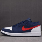 나이키 【CJ공장】 에어조던 1 로우 SE USA 미드나잇 네이비 짐 레드 화이트 CZ8454-400