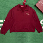 구찌 【잔디집】 웹 인터로킹 G 로고 저지 스웨트셔츠 （레어）