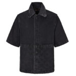 루이비통 【잔디집2】 모노그램 데님 카펜터 반팔 셔츠（세븐）