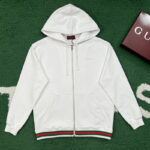 구찌 【잔디집】 Web(웹) 코튼 저지 스웨트셔츠 후드 집업（레어）