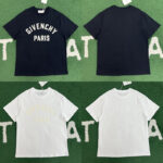 지방시 【잔디집】 파리스 로고 반팔 티셔츠（레어）