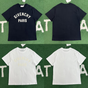 지방시 【잔디집】 파리스 로고 반팔 티셔츠（레어）