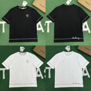 버버리 【잔디집】 B 하트 로고 코튼 반팔 티셔츠（레어）