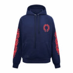 크롬하츠 【잔디집2】 홀스슈 플로럴 후디 （세븐）