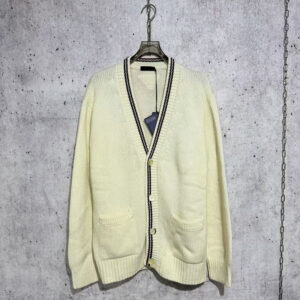 프라다 【사슬공장】 V넥 가디건 울 니트