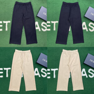 디올 【잔디집】 오블리크 트랙 팬츠（레어）