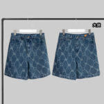 루이비통 【YD공장】 모노그램 데님 프린티드 숏 팬츠
