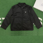 프라다 [잔디집] 트라이앵글 로고 셔츠 폴리에스테르 (레어)