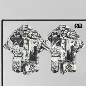 루이비통 【YD공장】 데님 숏 슬리브드 셔츠