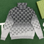 구찌 【잔디집】 GG 자카드 울 그라데이션 스웨터（레어）