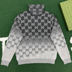 구찌 【잔디집】 GG 자카드 울 그라데이션 스웨터（레어）