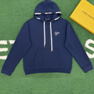 루이비통 [잔디집] LV 노티컬 그래픽 로프 시그니처 코튼 저지 후드