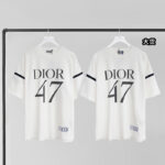디올 【YD공장】 1947 시그니처 오버사이즈 반팔 티셔츠