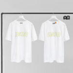 디올 【YD공장】 로고 반팔 티셔츠 캐주얼핏 코튼 저지