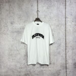 발렌시아가 [사슬공장] 로고 오버사이즈 티셔츠 코튼 저지