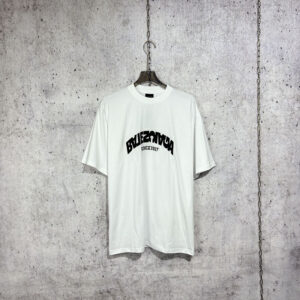 발렌시아가 [사슬공장] 로고 오버사이즈 티셔츠 코튼 저지