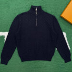 루이비통 【잔디집】 하프 집업 풀오버 캐시미어 울 블렌드 (레어)