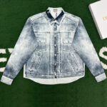 디올 【잔디집】 MKII 이펙트 데님 오버셔츠 자켓（레어）