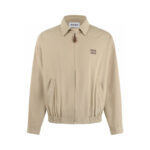 미우미우 【잔디집2】 로고 데님 블루종 자켓（세븐）