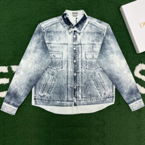 디올 【잔디집】 MKII 이펙트 데님 오버셔츠 자켓（레어）