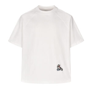 보테가베네타 【잔디집2】 자수 디테일 코튼 반팔 티셔츠 (세븐)