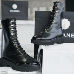 샤넬 [터보공장] 23c 레이스업 워커 미들부츠 (TJ공장)