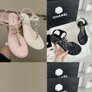 샤넬 [TJ공장] 24c CC 샌들 체인 로고 3컬러